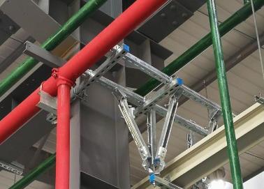 古冶该抗震支架的整体式支吊架结构协调性好